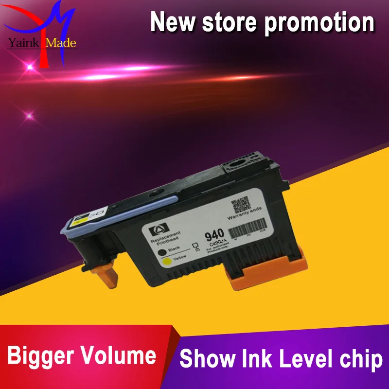 Remanufactured BK+Y for hp940 Printhead for HP 940 Printer head C4900A for HP officejet pro 8000 8500 8500A plus printer
Remanufactured BK+Y for hp940 Printhead for HP 940 Printer head C4900A for HP officejet pro 8000 8500 8500A plus printer