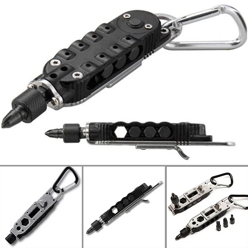 1pcs Multifunction Tool Screwdriver Mini EDC Tools Pocket Keychain Screwdriver with Phillips Slot Hex Screwdriver and LED Light
1pcs Multifunction Tool Screwdriver Mini EDC Tools Pocket Keychain Screwdriver with Phillips Slot Hex Screwdriver and LED Light
