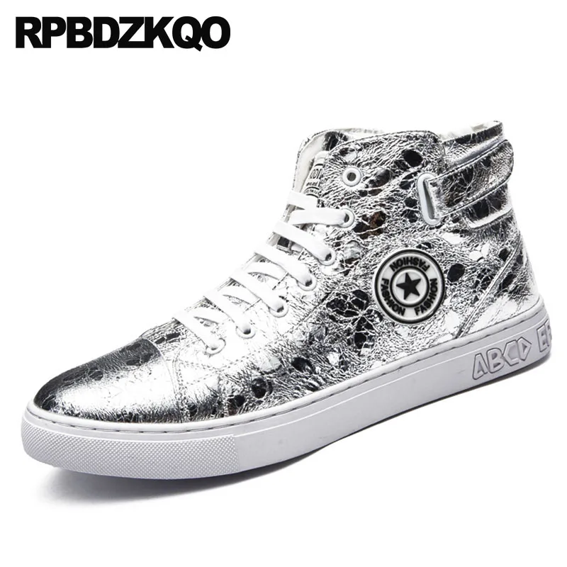 Ankle Pattern Fashion Sneakers Booties Lace Up High Top Fall Short Boots 2021 Designer Shoes Men Quality Trainer Autumn Silver
Ankle Pattern Fashion Sneakers Booties Lace Up High Top Fall Short Boots 2021 Designer Shoes Men Quality Trainer Autumn Silver