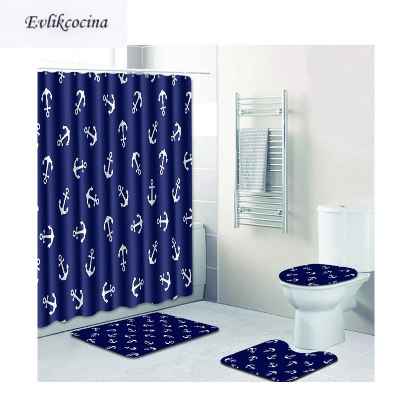 Free Shipping 4Pcs Sea Hook Blue Banyo Paspas Bathroom Carpet Toilet Bath Mat Set Non Slip Pad Tapis Salle De Bain Alfombra Bano
Free Shipping 4Pcs Sea Hook Blue Banyo Paspas Bathroom Carpet Toilet Bath Mat Set Non Slip Pad Tapis Salle De Bain Alfombra Bano