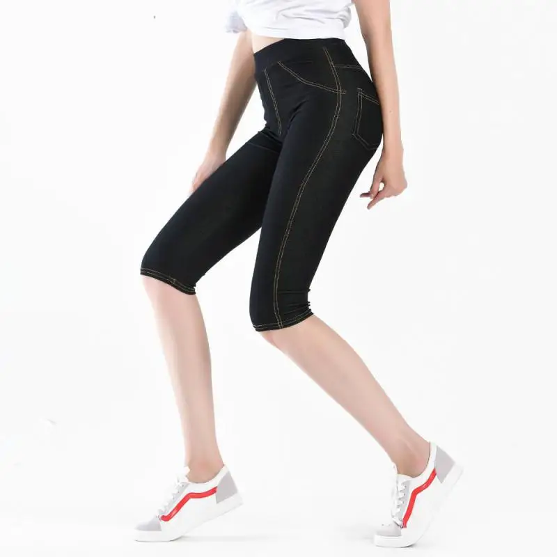 Imitation cowboy Hot Womens Crop 3/4 Length Leggings Clothes Cropped Lace Summer cotton High Quality pants
Imitation cowboy Hot Womens Crop 3/4 Length Leggings Clothes Cropped Lace Summer cotton High Quality pants