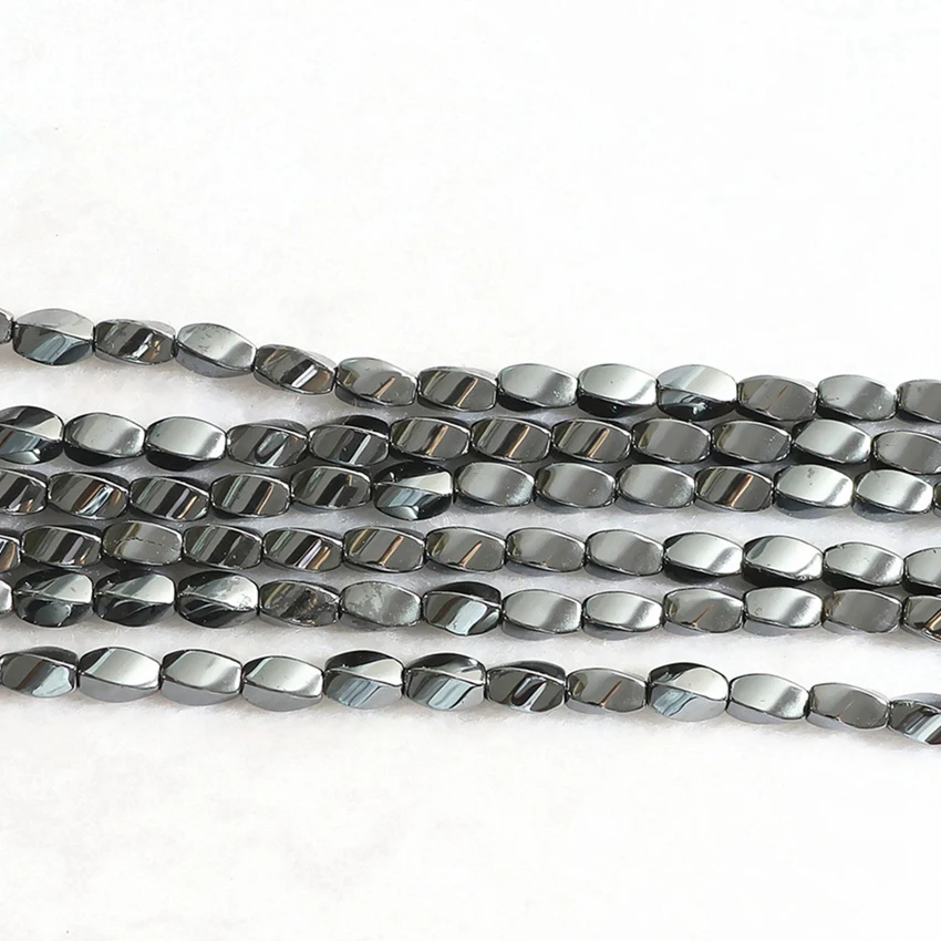 Best-selling black hematite stone 5*7mm 6*12mm twist shape beads loose making Jewelry B223
Best-selling black hematite stone 5*7mm 6*12mm twist shape beads loose making Jewelry B223