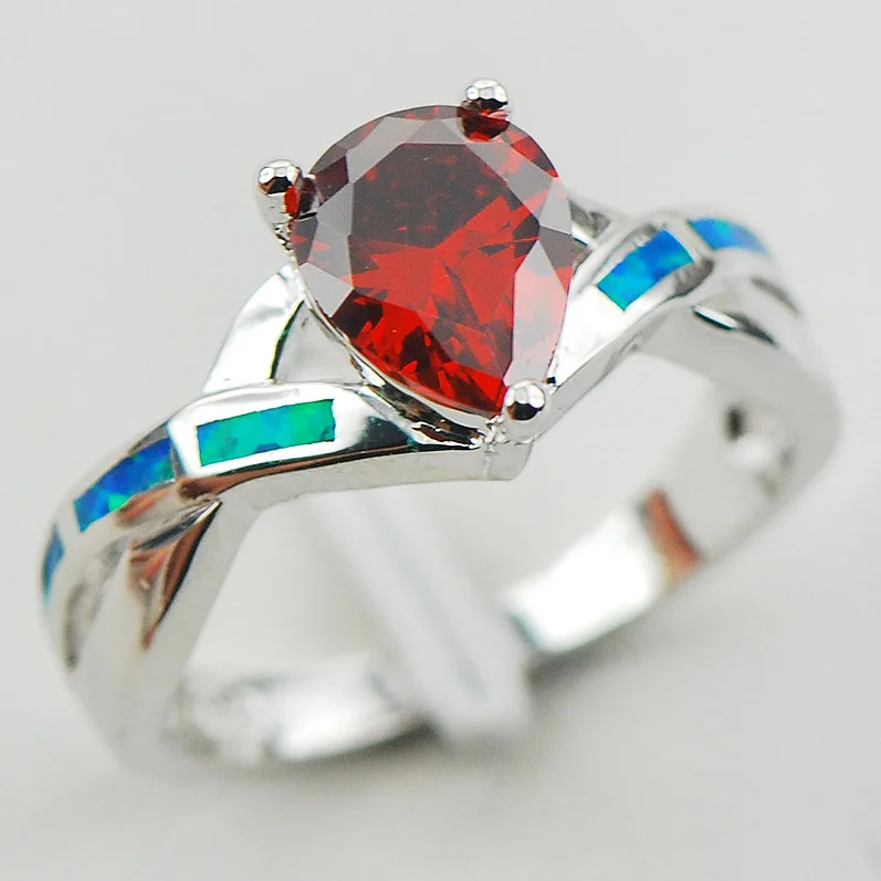 Garnet Blue Fire Opal 925 Sterling Silver Woman Ring Size 6 7 8 9 10 R1189 Fashion
Garnet Blue Fire Opal 925 Sterling Silver Woman Ring Size 6 7 8 9 10 R1189 Fashion