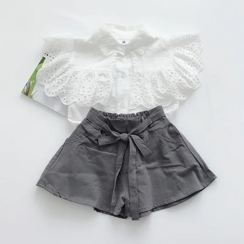 DFXD Toddler Girls Summer Clothing Set 2018 England Style Fashion Sing-breasted Butterfly Blouse+Shorts 2pc Girls Outfits 2-7Y
DFXD Toddler Girls Summer Clothing Set 2018 England Style Fashion Sing-breasted Butterfly Blouse+Shorts 2pc Girls Outfits 2-7Y