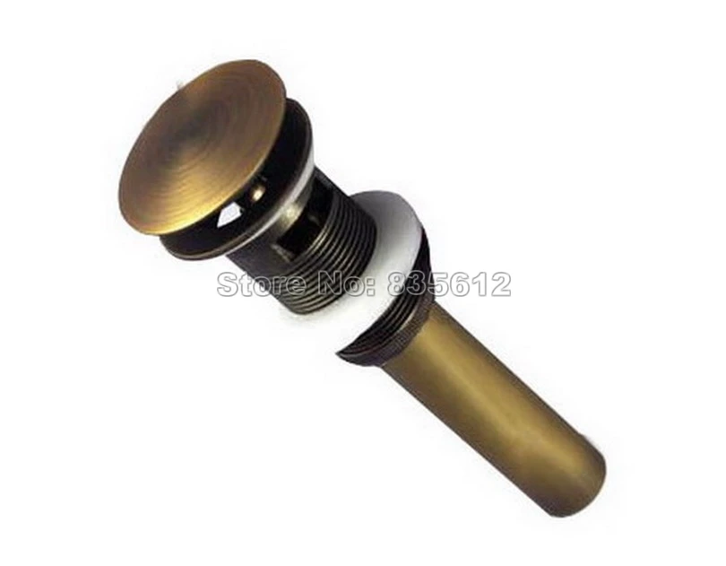 Antique Brass Large Round Cap Pop UP Sink Basin Waste / Drain With Overflow Wsd035
Antique Brass Large Round Cap Pop UP Sink Basin Waste / Drain With Overflow Wsd035