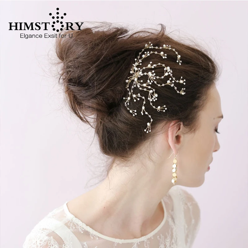 HIMSTORY Handmade Crystal Flower Wedding Hairpins Gold Bridal Headpiece Women Hair Accessories
HIMSTORY Handmade Crystal Flower Wedding Hairpins Gold Bridal Headpiece Women Hair Accessories