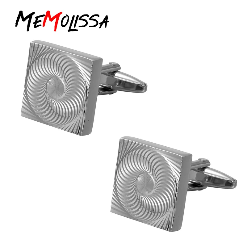 MeMolissa Men Gift Classic Square Cufflinks Cuff Button Silver Colour Business Style Copper Material abotoadura
MeMolissa Men Gift Classic Square Cufflinks Cuff Button Silver Colour Business Style Copper Material abotoadura