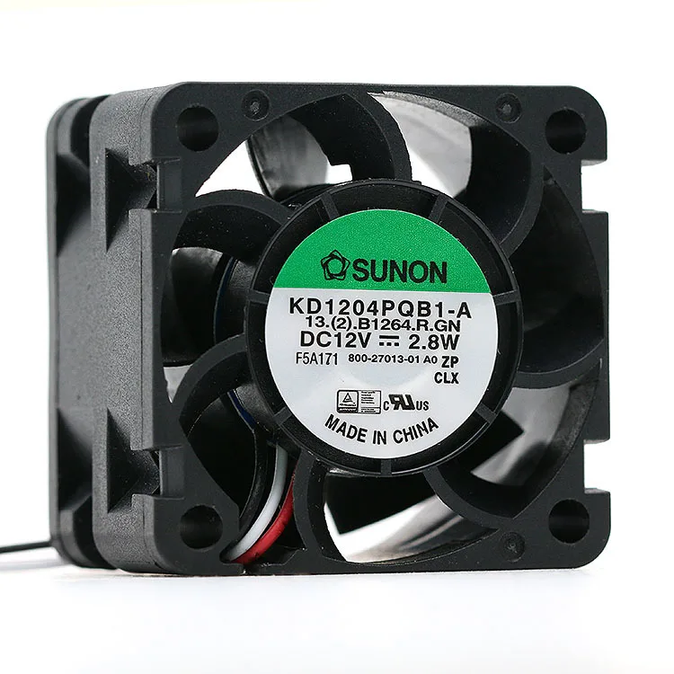 Original Sunon KD1204PQB1-A 40*40*28mm 40mm 4cm DC12V 2.8W Case Server Inverter Cooling Fan
Original Sunon KD1204PQB1-A 40*40*28mm 40mm 4cm DC12V 2.8W Case Server Inverter Cooling Fan