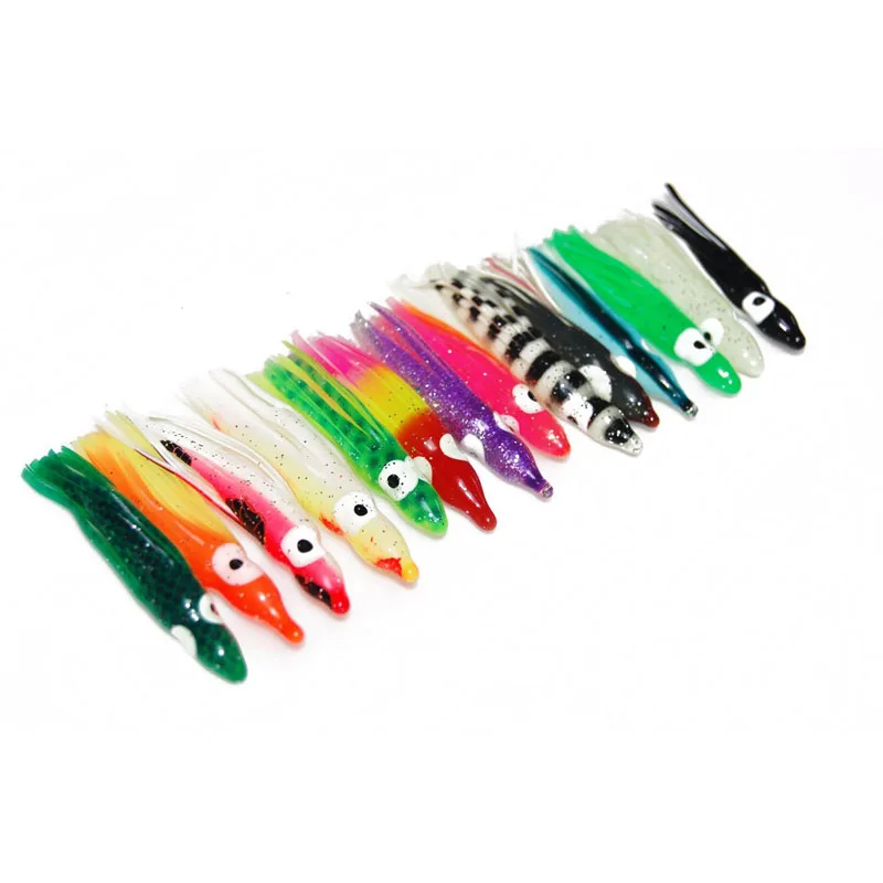 60pcs 4-6 cm Mixed Color Soft Silicone Fishing Lures Plastic Octopus Squid Skirt Fishing Lure Saltwater Octopus Bait For Fishing
60pcs 4-6 cm Mixed Color Soft Silicone Fishing Lures Plastic Octopus Squid Skirt Fishing Lure Saltwater Octopus Bait For Fishing