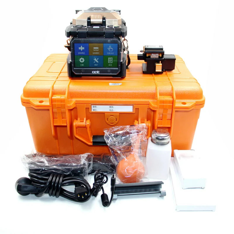 FTTH Optical Fiber Fusion Splicer AV6481 7S fast splice fusion splicer/Fiber communication tool handheld splice machine
FTTH Optical Fiber Fusion Splicer AV6481 7S fast splice fusion splicer/Fiber communication tool handheld splice machine