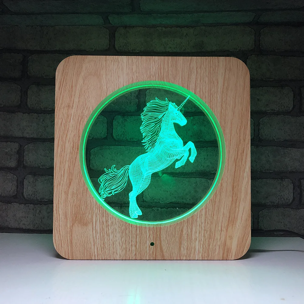 Creative Wooden Jump Unicorn LED Night Light 7 Color Change Desk Light Action Figures Boys Girls Birthday Toys #495
Creative Wooden Jump Unicorn LED Night Light 7 Color Change Desk Light Action Figures Boys Girls Birthday Toys #495