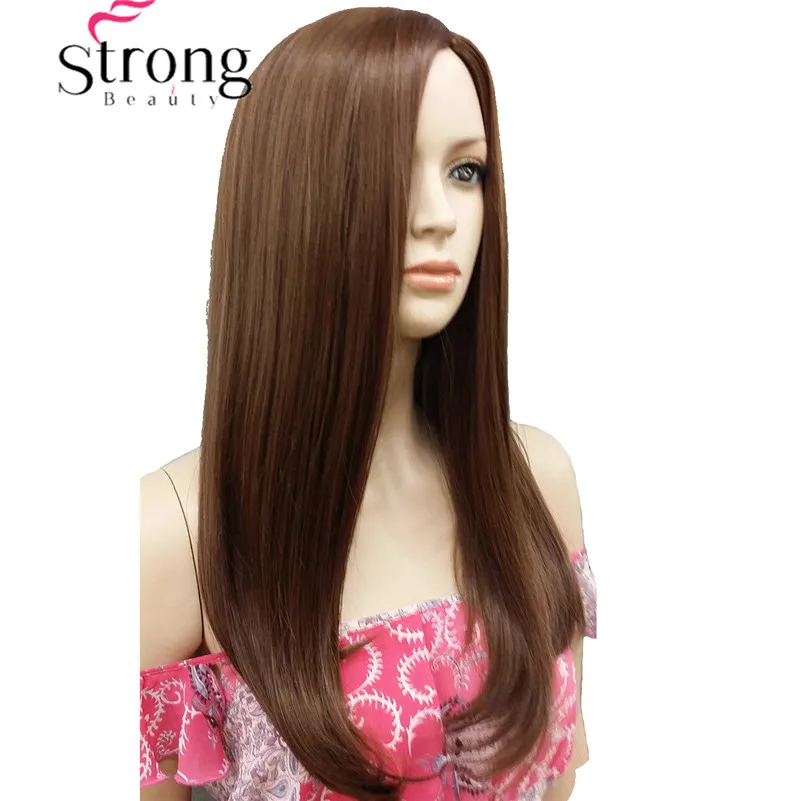 StrongBeauty светло-коричневый длинный прямой боковой части, без челки полный синтетический парик
StrongBeauty светло-коричневый длинный прямой боковой части, без челки полный синтетический парик
