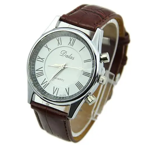 Fashion Men Quartz Wrist Watch Analog Roman Numerals Dial Faux Leather Band watches relogio reloj
Fashion Men Quartz Wrist Watch Analog Roman Numerals Dial Faux Leather Band watches relogio reloj