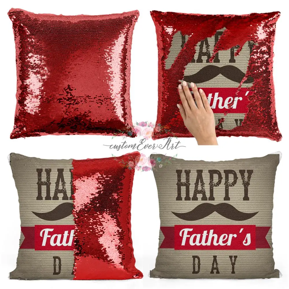 Happy Father's Day Sequin Mermaid Throw Pillow Cushion Cover Car Home Decoration Sofa Bed Decor Decorative Pillowcase
Happy Father's Day Sequin Mermaid Throw Pillow Cushion Cover Car Home Decoration Sofa Bed Decor Decorative Pillowcase