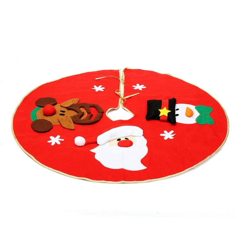 2019 Newest Snowman Santa Claus Elk Christmas Tree Skirt Christmas Decoration Supplies 106cm
2019 Newest Snowman Santa Claus Elk Christmas Tree Skirt Christmas Decoration Supplies 106cm