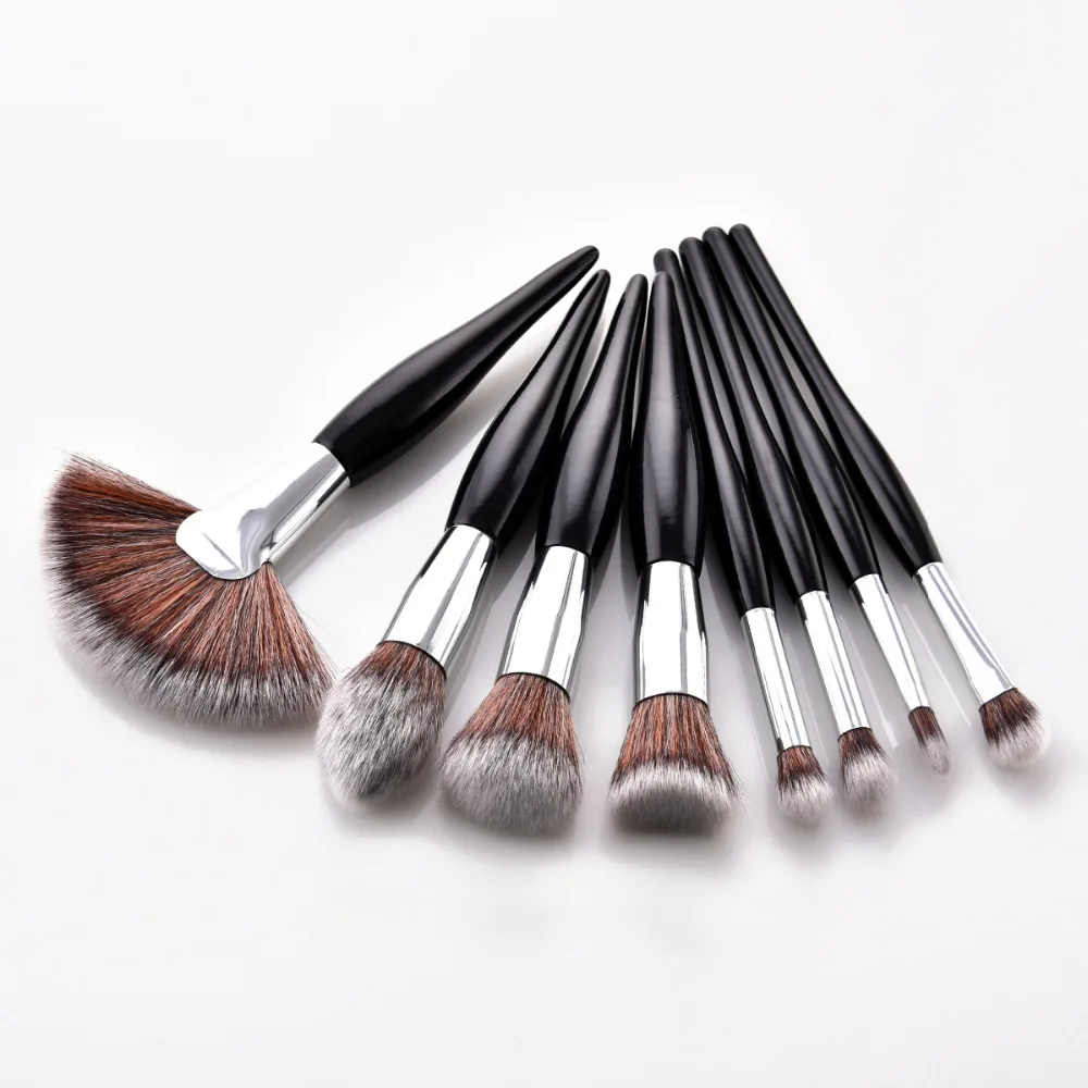 Набор кистей для макияжа Pro 8 шт. ресниц Brochas Maquillaje тонкая кисть основы Кисть