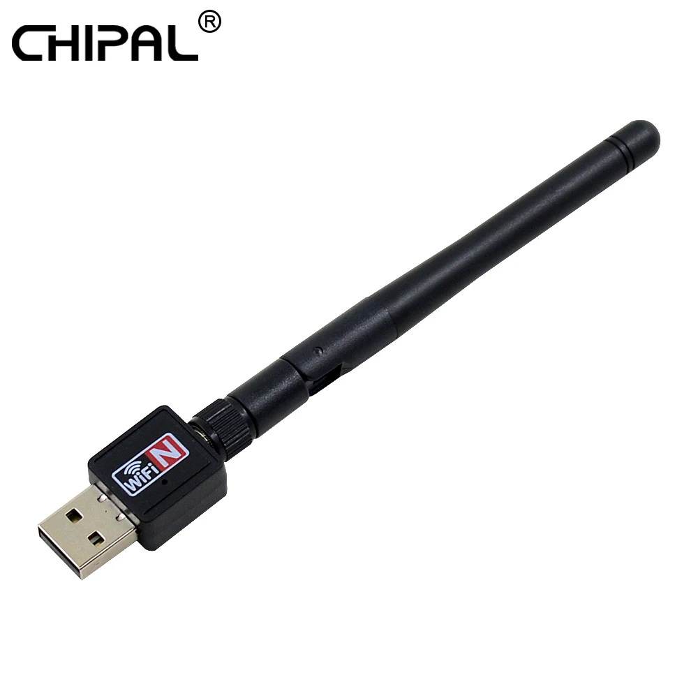 Мини Сетевая карта CHIPL USB Wi Fi адаптер 150 Мбит/с 2 дБи для ПК донгл 4G Ethernet