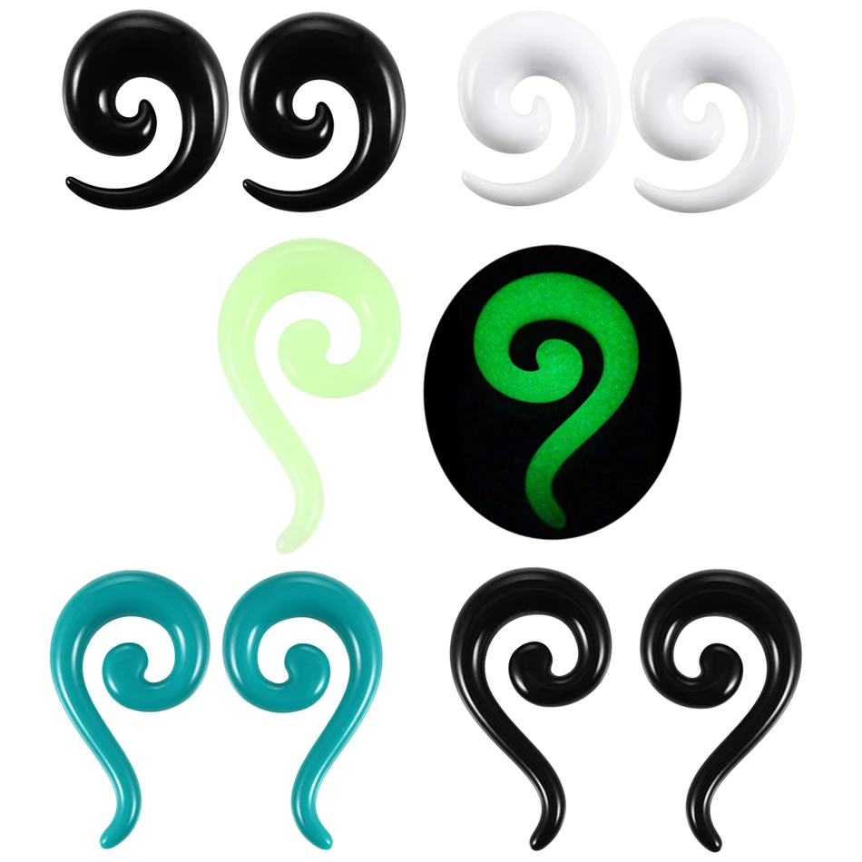 2pcs/lot Acrylic Spiral Taper Flesh Tunnel Ear Stretcher Expander Plug Piercing Snail Screw Lobe Earlets Gauges Piercing Jewelry
2pcs/lot Acrylic Spiral Taper Flesh Tunnel Ear Stretcher Expander Plug Piercing Snail Screw Lobe Earlets Gauges Piercing Jewelry