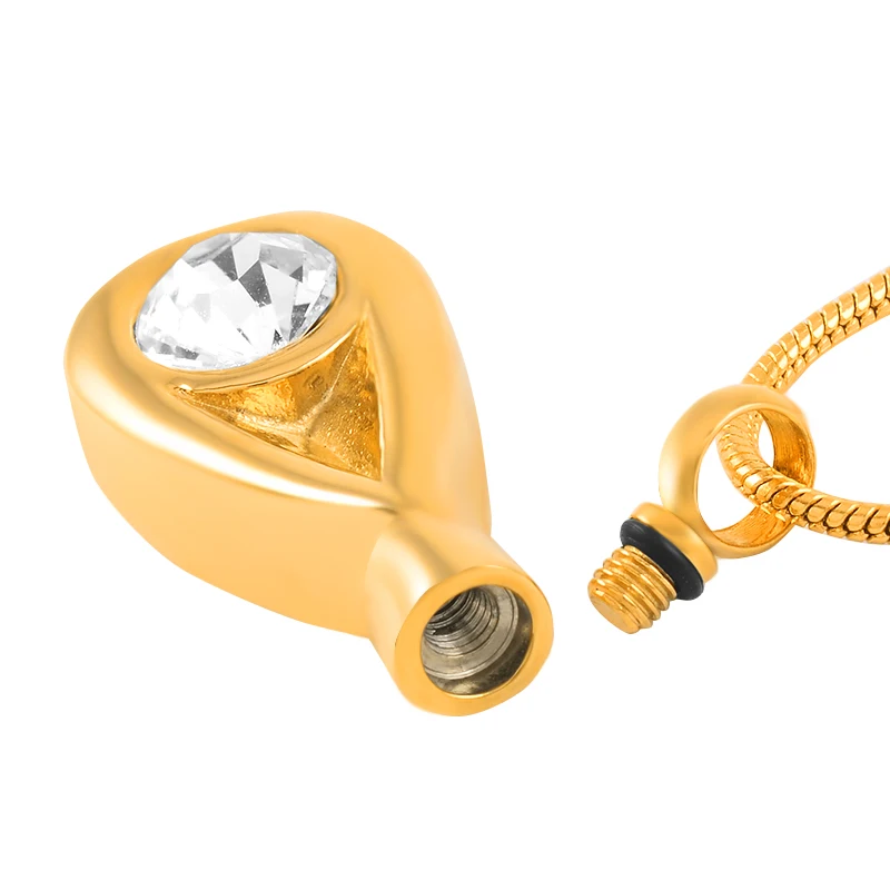 IJD9374 Inlay Large Crystal Teardrop Stainless Steel Memorial Urn Jewelry for cremated remains Keepsake Cremation Ashes Necklace
IJD9374 Inlay Large Crystal Teardrop Stainless Steel Memorial Urn Jewelry for cremated remains Keepsake Cremation Ashes Necklace