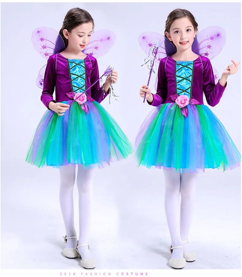 New Flower Fairy Dance Dress Performance Dancewear Girls Costume Dress 100-160cm size
New Flower Fairy Dance Dress Performance Dancewear Girls Costume Dress 100-160cm size
