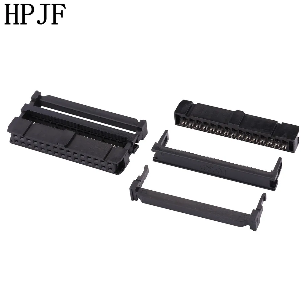 10PCS FC-30P 2x15Pin Dual Row Pitch 2.54mm IDC Socket Connector Female Header 30-pin cable socket
10PCS FC-30P 2x15Pin Dual Row Pitch 2.54mm IDC Socket Connector Female Header 30-pin cable socket