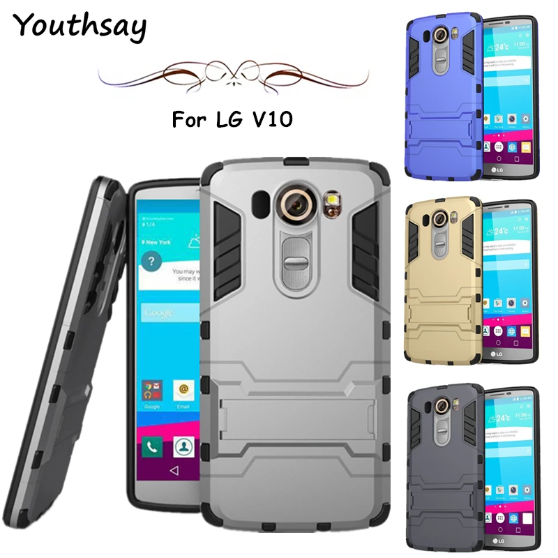 Youthsay для случая LG V10 случае H968 H900 H901 F600 F600K H961N VS990 Роскошные робот Чехлы крышка Fundas V