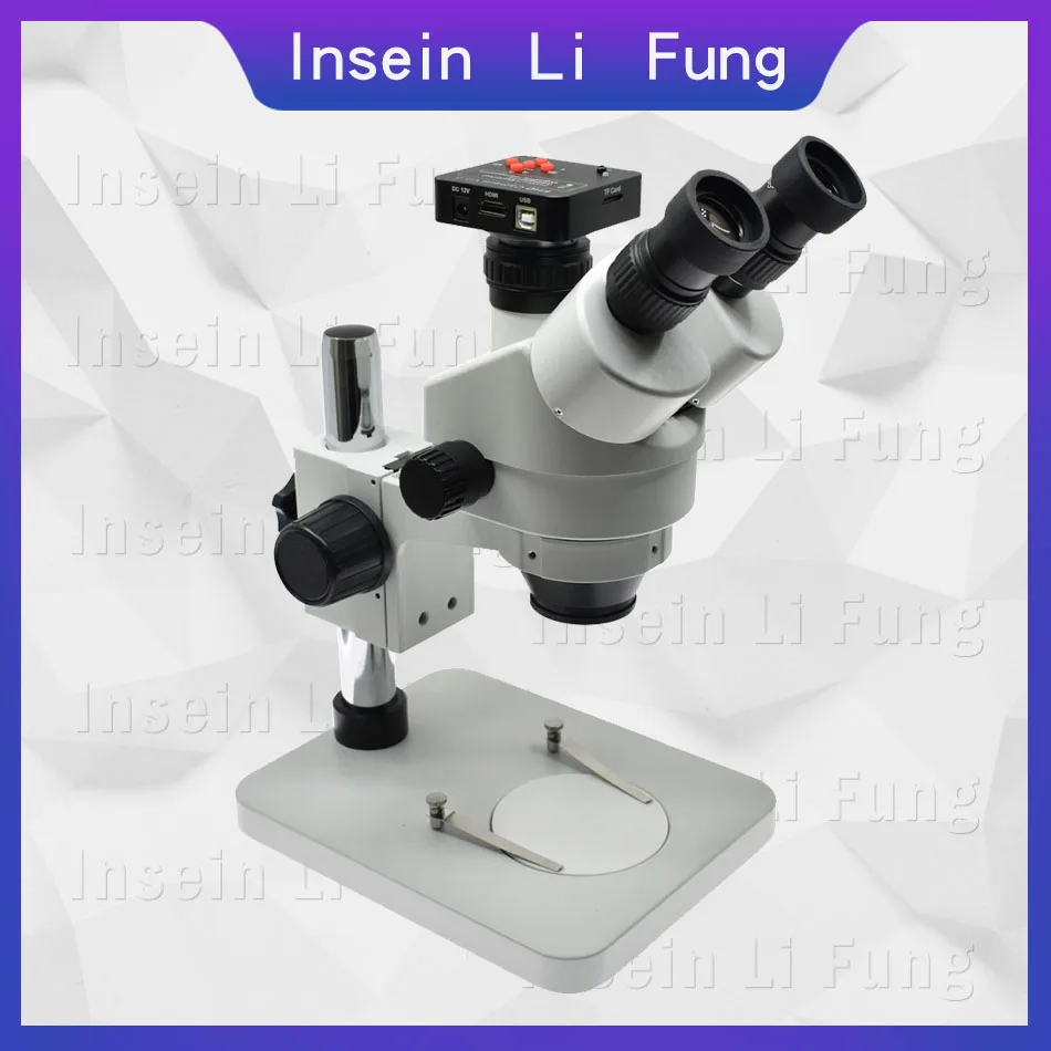 Full HD 38MP 1080P 2K 60FPS Trinocular Stereo Microscope 3.5X-90X Continuous Zoom HDMI Synchronous Focus Magnifier Phone Repair
Full HD 38MP 1080P 2K 60FPS Trinocular Stereo Microscope 3.5X-90X Continuous Zoom HDMI Synchronous Focus Magnifier Phone Repair