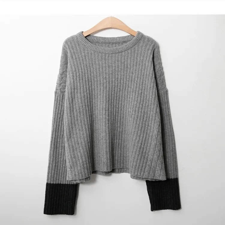 CBAFU loose grey sweater knitting skirt set fashion thick pullovers sweater long split skirt 2 piece set women knitted suit D142
CBAFU loose grey sweater knitting skirt set fashion thick pullovers sweater long split skirt 2 piece set women knitted suit D142