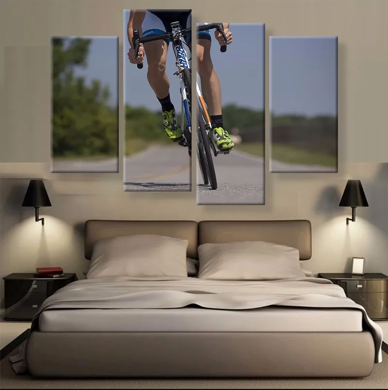 2017 Unframed 4 Panels Wall Art Picture Figure Bicycle Sport Home Decorative Canvas Paintings Printed For Living Room
2017 Unframed 4 Panels Wall Art Picture Figure Bicycle Sport Home Decorative Canvas Paintings Printed For Living Room