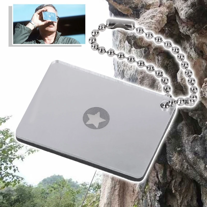Outdoor Survive Signal Mirror Emergency Rescue Multifunction Outdoor Tool Device
Outdoor Survive Signal Mirror Emergency Rescue Multifunction Outdoor Tool Device