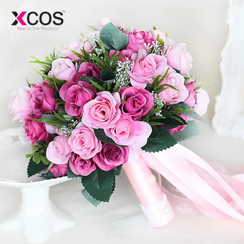 2018 Розовый Новый Свадебный букет невесты романтический свадебный цветок