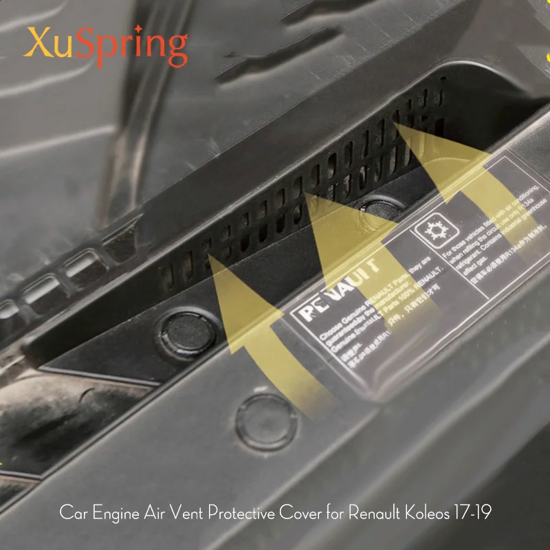 Car Engine Air Inlet Vent Protective Cover Trim Garnish Sticker For Renault Koleos 2017 2018 2019 Car Styling
Car Engine Air Inlet Vent Protective Cover Trim Garnish Sticker For Renault Koleos 2017 2018 2019 Car Styling