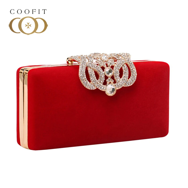Coofit Women's Luxury Clutch Bags Ladies Rhinestone Crown Pleuche Wedding Banquet Hand Bags Velet Party Handbag For Lady Girls
Coofit Women's Luxury Clutch Bags Ladies Rhinestone Crown Pleuche Wedding Banquet Hand Bags Velet Party Handbag For Lady Girls