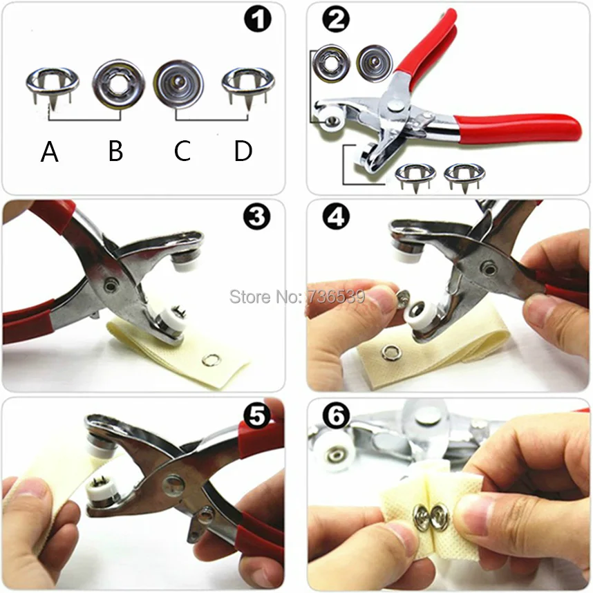 Free shipping 3 colors 1000sets +a plier 9.5mm Copper Prong Snap Buttons Fasteners Press Studs Poppers Baby Romper Buckle Snap
Free shipping 3 colors 1000sets +a plier 9.5mm Copper Prong Snap Buttons Fasteners Press Studs Poppers Baby Romper Buckle Snap