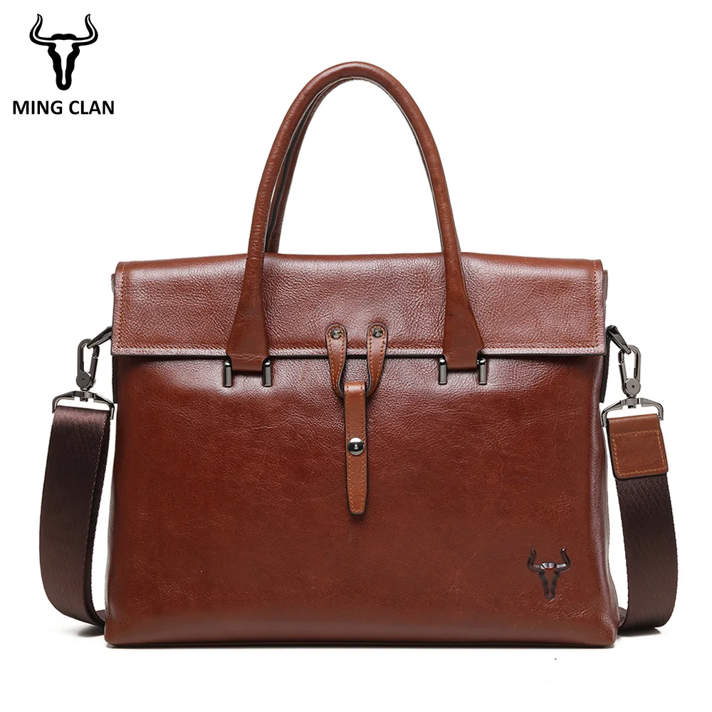 Mingclan 2018 Fashion Genuine Leather Men Briefcase Brand Shoulder Bag Messenger Bags Causal Handbag Laptop Briefcase Male
Mingclan 2018 Fashion Genuine Leather Men Briefcase Brand Shoulder Bag Messenger Bags Causal Handbag Laptop Briefcase Male