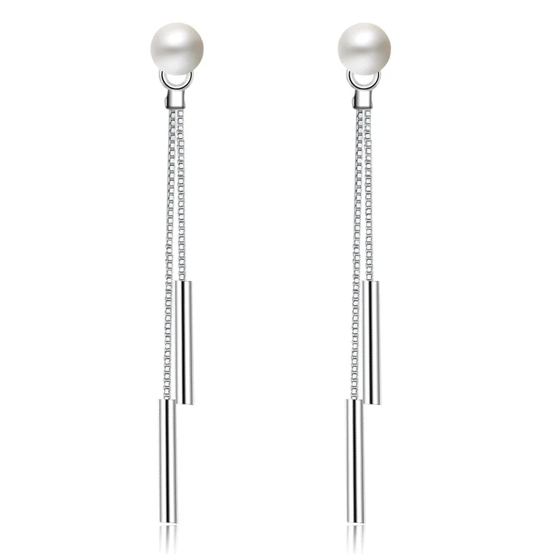 100% 925 sterling silver pearl ladies`tassels stud earrings jewelry female Anti allergy wholesale birthday women gift
100% 925 sterling silver pearl ladies`tassels stud earrings jewelry female Anti allergy wholesale birthday women gift