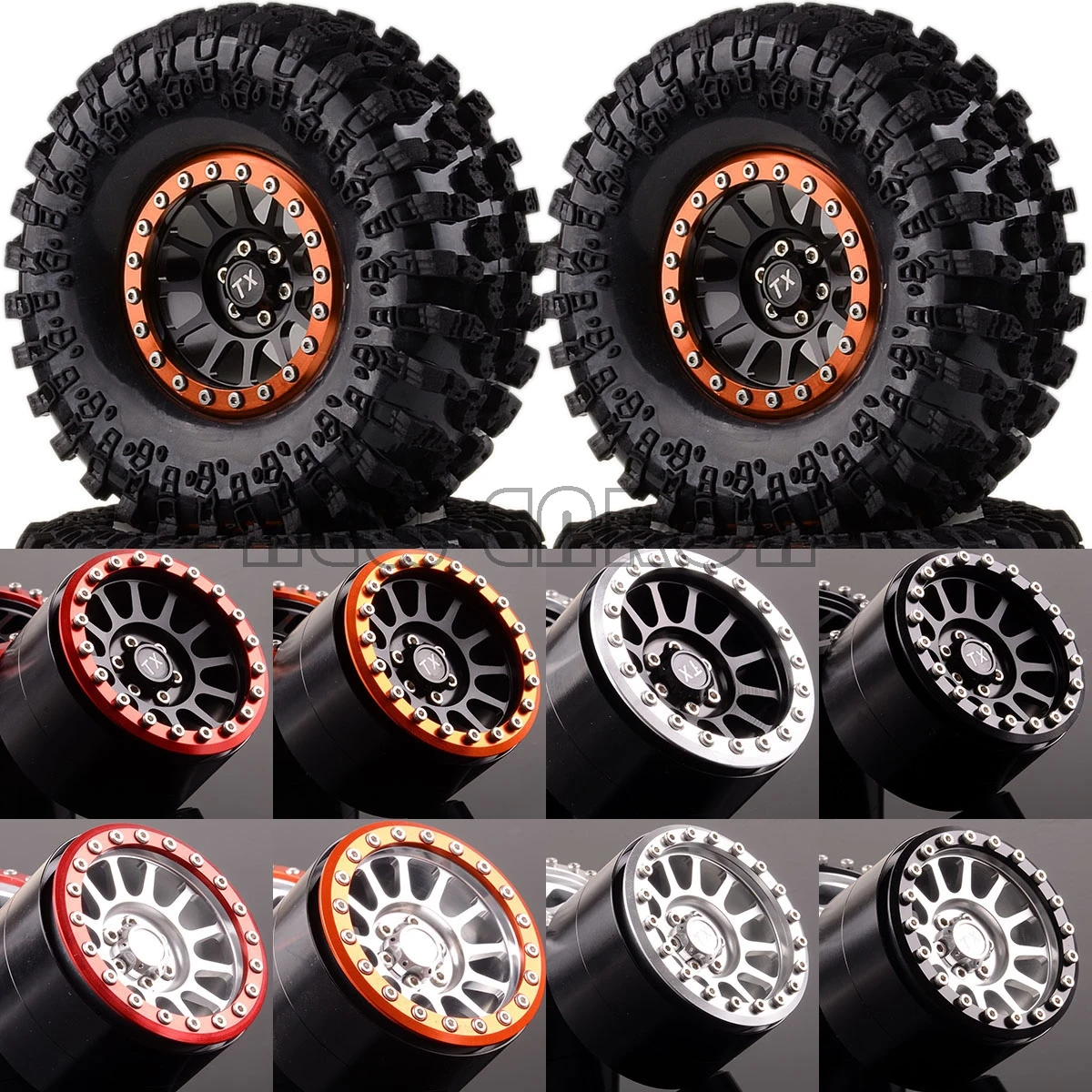 NEW ENRON 4P Aluminum 2.2" Beadlock Wheels & 125MM Tires Tyre For RC 1/10 Climbing Rock Crawler Traxxas TRX-4 KM2 90046 90047
NEW ENRON 4P Aluminum 2.2" Beadlock Wheels & 125MM Tires Tyre For RC 1/10 Climbing Rock Crawler Traxxas TRX-4 KM2 90046 90047