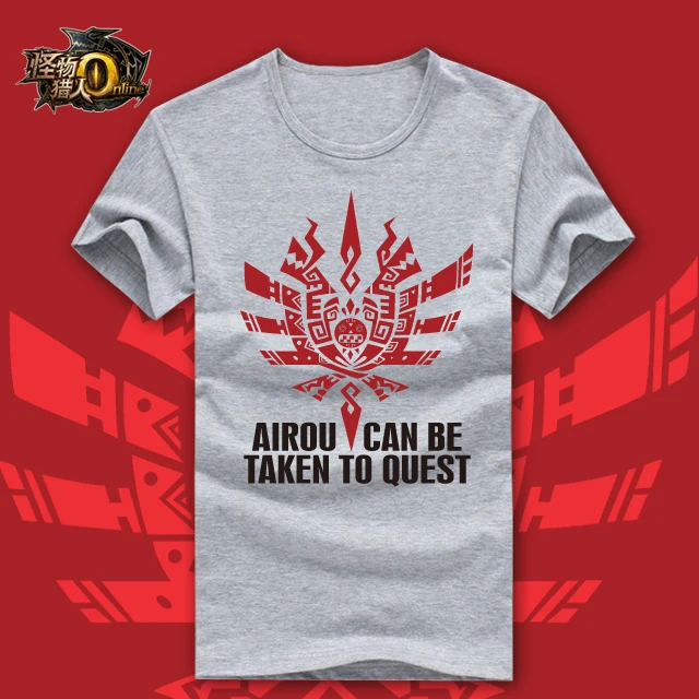 Game Monster Hunter World Logo Shirts Cotton Mens Casual O-neck Printing Pattern Short Sleeve Tee TShirts Tops Cosplay Clothing
Game Monster Hunter World Logo Shirts Cotton Mens Casual O-neck Printing Pattern Short Sleeve Tee TShirts Tops Cosplay Clothing