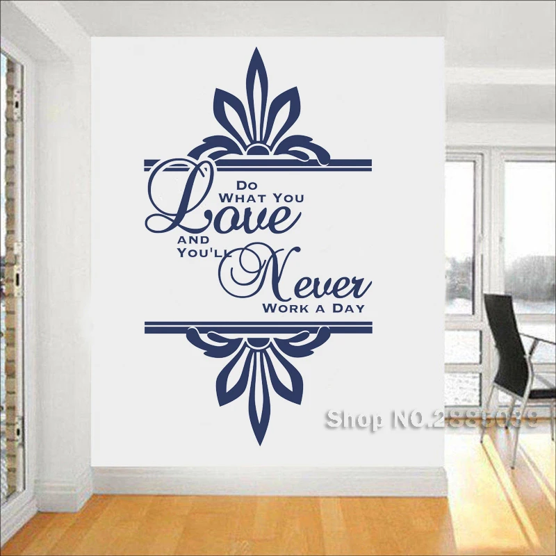 Новые креативные настенные наклейки с цитатами Do What You Love и никогда не будет работать в день, виниловые наклейки на стены Цитата Арт Декор дл...
Новые креативные настенные наклейки с цитатами Do What You Love и никогда не будет работать в день, виниловые наклейки на стены Цитата Арт Декор дл...