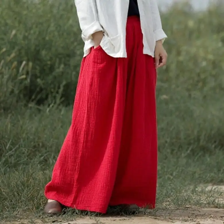2022 Summer New women sorft comfortable cotton linen pants, oversize loose casual wide leg pants pantalones de mujer trousers
2022 Summer New women sorft comfortable cotton linen pants, oversize loose casual wide leg pants pantalones de mujer trousers