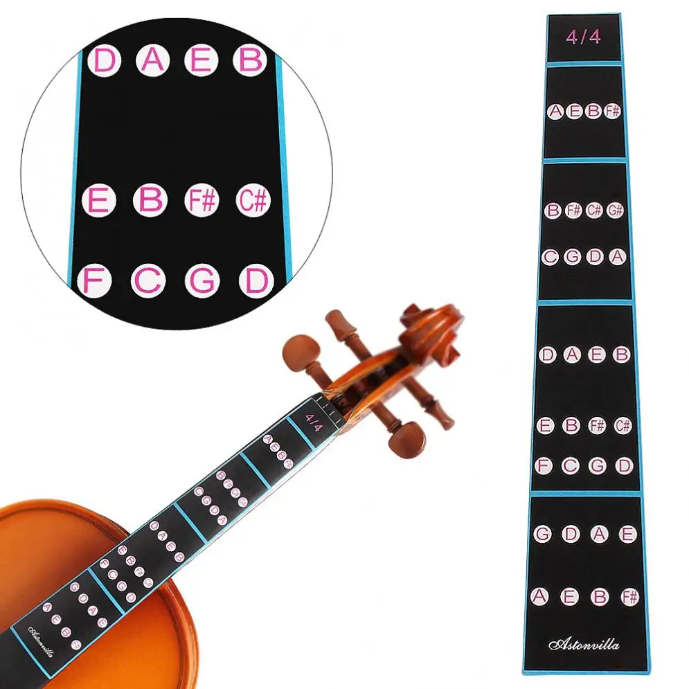 4/4 Violin Fingerboard Sticker Fretboard Note Label Fingering Chart Practice Beginner Violin Parts Accessories
4/4 Violin Fingerboard Sticker Fretboard Note Label Fingering Chart Practice Beginner Violin Parts Accessories