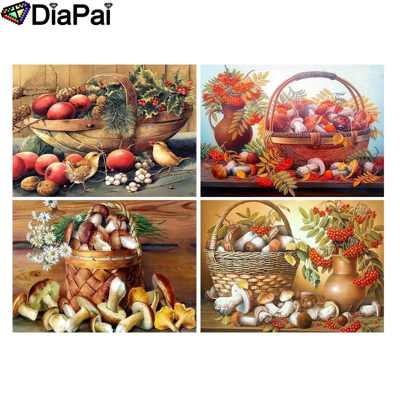 DIAPAI 5D DIY Diamond Painting 100% Full Square/Round Drill "Mushroom bird basket" 3D Embroidery Cross Stitch Home Decor
DIAPAI 5D DIY Diamond Painting 100% Full Square/Round Drill "Mushroom bird basket" 3D Embroidery Cross Stitch Home Decor