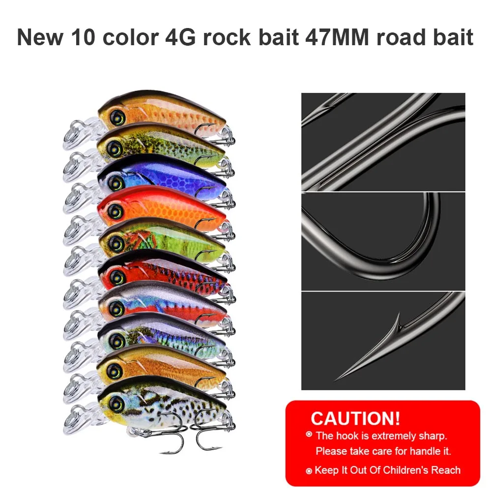 Artificial Simulation Fishing Lure Bait 47mm 4g Hooks Lifelike Accessories Tool BHD2
Artificial Simulation Fishing Lure Bait 47mm 4g Hooks Lifelike Accessories Tool BHD2