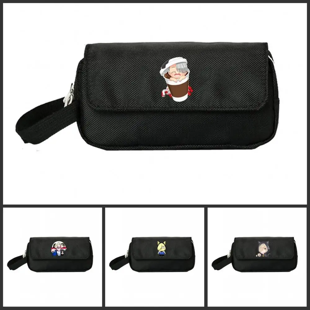Hot Yuri on ice pencil Case Women Cosmetic Cases Makeup Bag Child Girls student Double Zipper pecill Bag Handbag Purse
Hot Yuri on ice pencil Case Women Cosmetic Cases Makeup Bag Child Girls student Double Zipper pecill Bag Handbag Purse