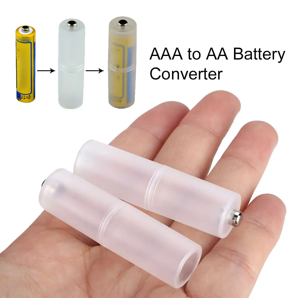 2 шт. преобразователь для аккумуляторов AAA в AA | Электроника