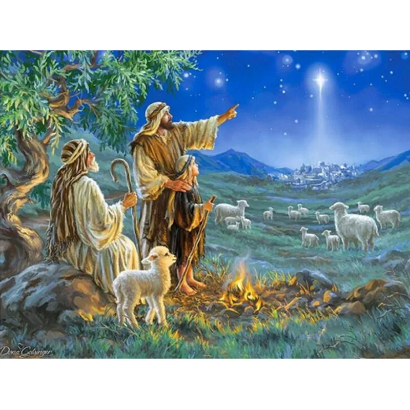 Full Square/Round Drill Diamond Embroidery Religious 5D Diamond Painting Sheperd Jesus Cross Stitch Diamond Mosaic Needlework
Full Square/Round Drill Diamond Embroidery Religious 5D Diamond Painting Sheperd Jesus Cross Stitch Diamond Mosaic Needlework
