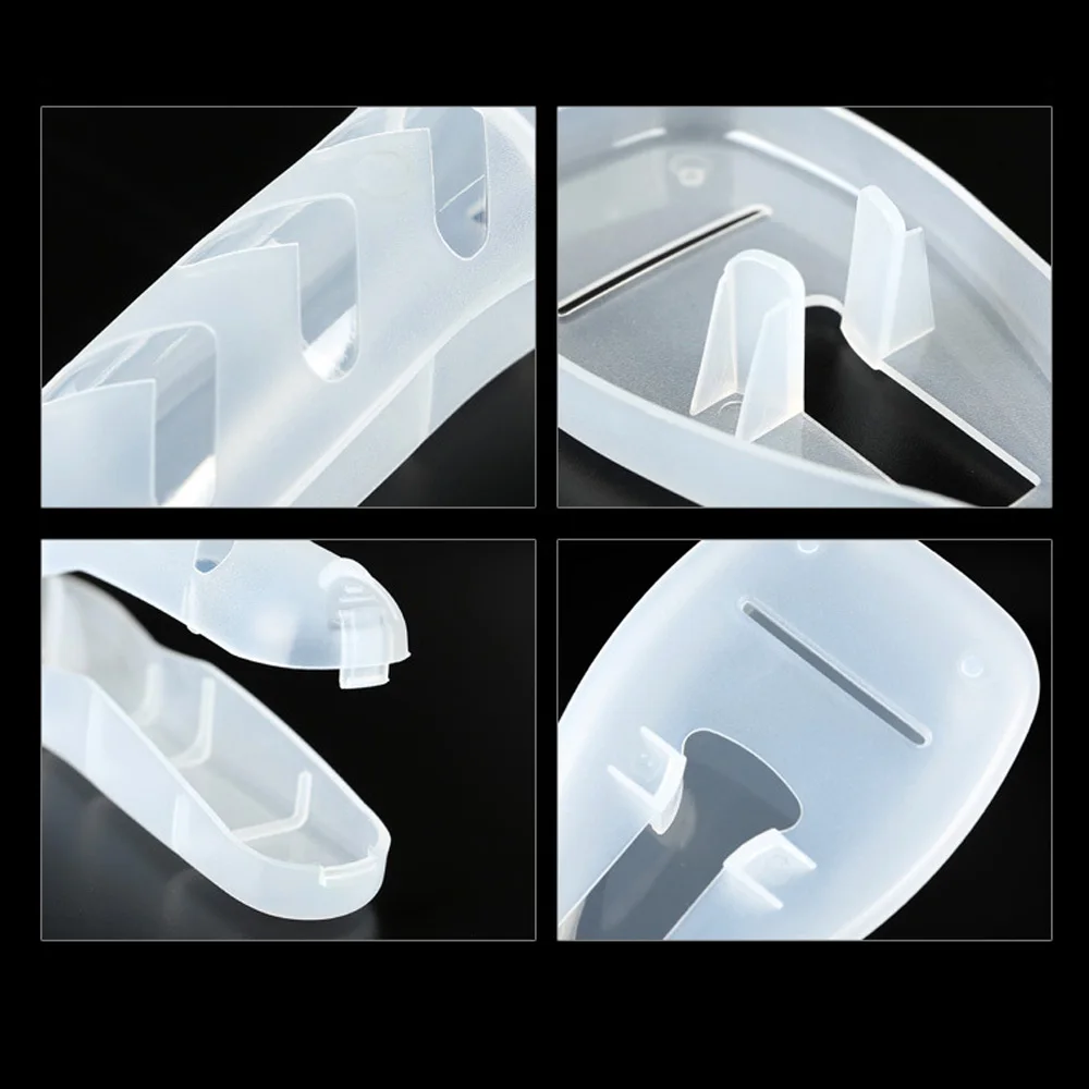 Men's Razor Box Razor Blades Holder Shaving Machine Storage Box Shaver Travel Case (not include shaver)