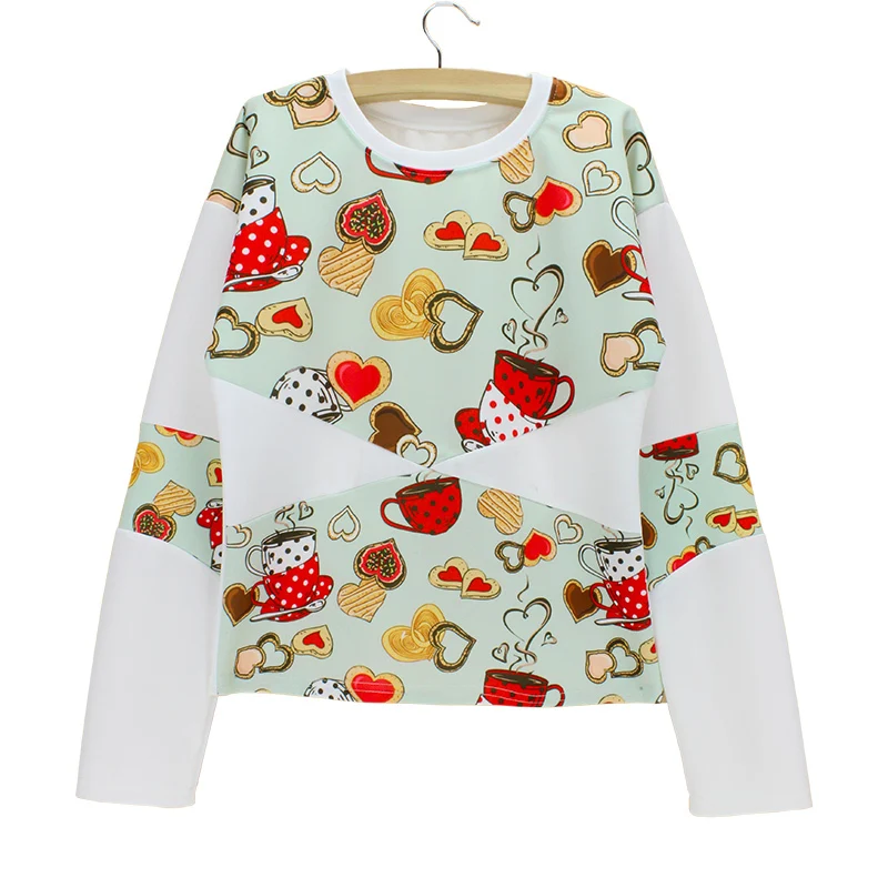 Фото Осенняя одежда для девочек толстовка в форме сердца с - купить