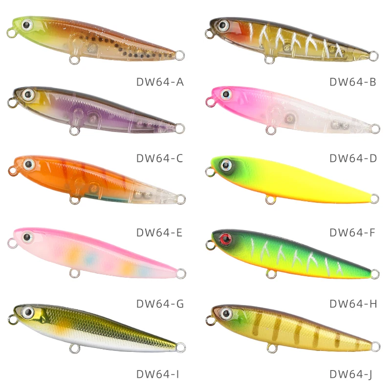TSURINOYA Floating Pencil Set 60mm 3.1g 5pcs Lure Travel kit DW64 Top Water Jerkbait Minnow Wobbers Hard Bait Finesse Trout Bait
TSURINOYA Floating Pencil Set 60mm 3.1g 5pcs Lure Travel kit DW64 Top Water Jerkbait Minnow Wobbers Hard Bait Finesse Trout Bait