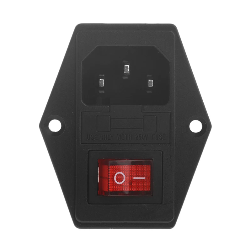 Hot Sale 1PC 10A 250V 3 Pin IEC320 C14 AC Inlet Male Plug Power Socket With Fuse Switch New 2019
Hot Sale 1PC 10A 250V 3 Pin IEC320 C14 AC Inlet Male Plug Power Socket With Fuse Switch New 2019